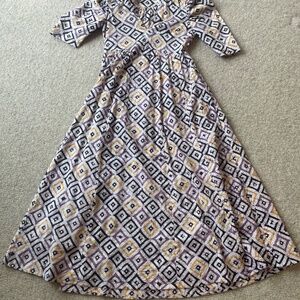 Matta printed maxi dress